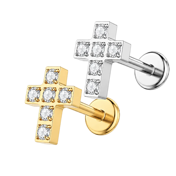 Kreuz piercing