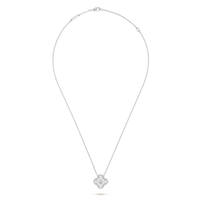 Klee Diamant Halskette