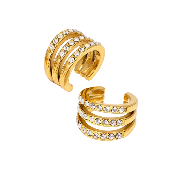 Triple Glow Earcuff