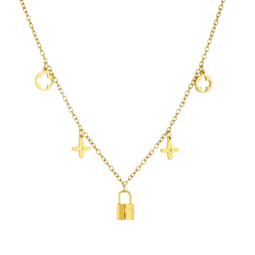 Charm Schloss Halskette
