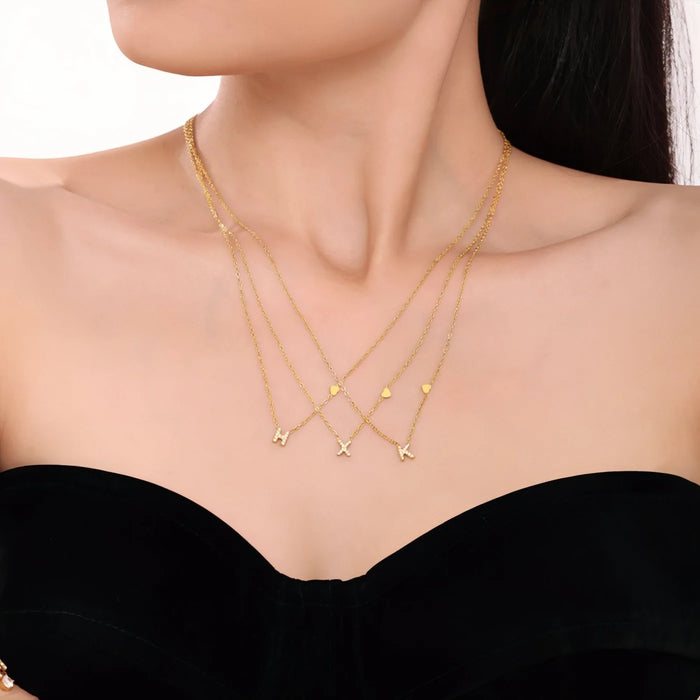 L’initiale Halskette Gold