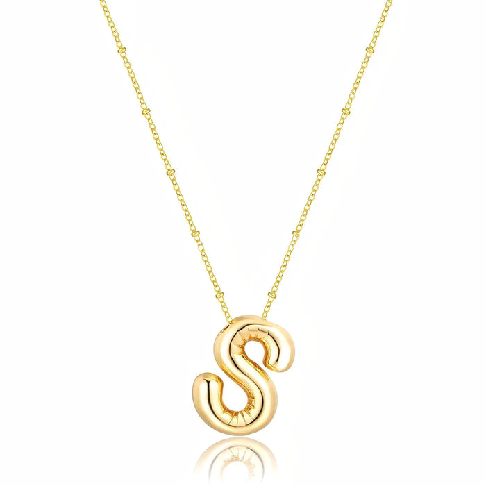 Bubbly Initial Halskette