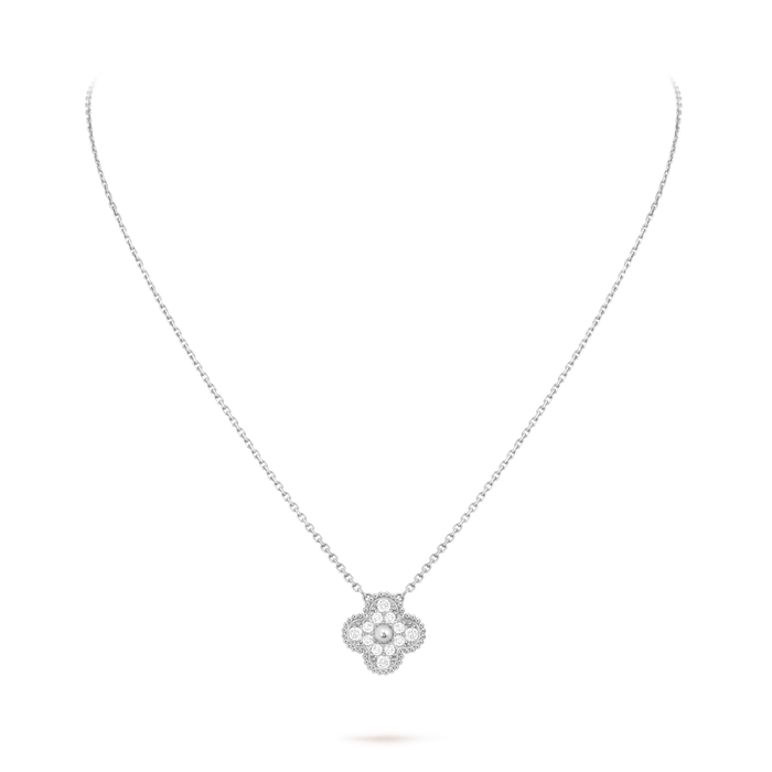 Klee Diamant Halskette