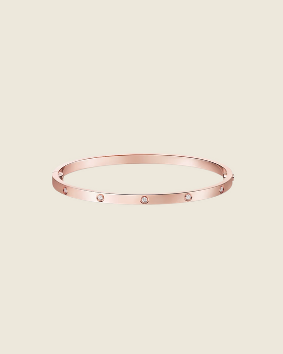 Signature Slim Armreif - mit Steinen