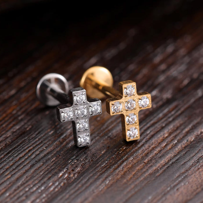 Kreuz piercing
