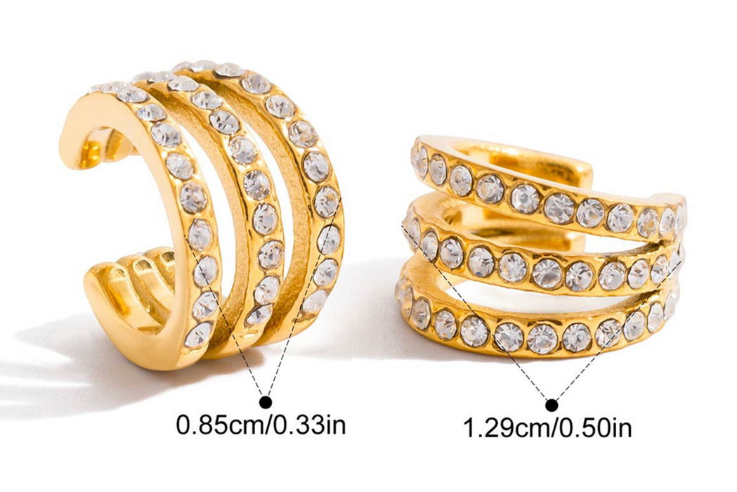 Triple Glow Earcuff