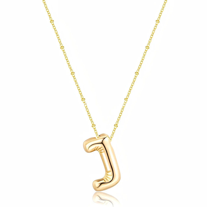 Bubbly Initial Halskette