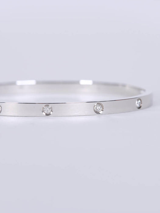 Signature Slim Armreif - mit Steinen