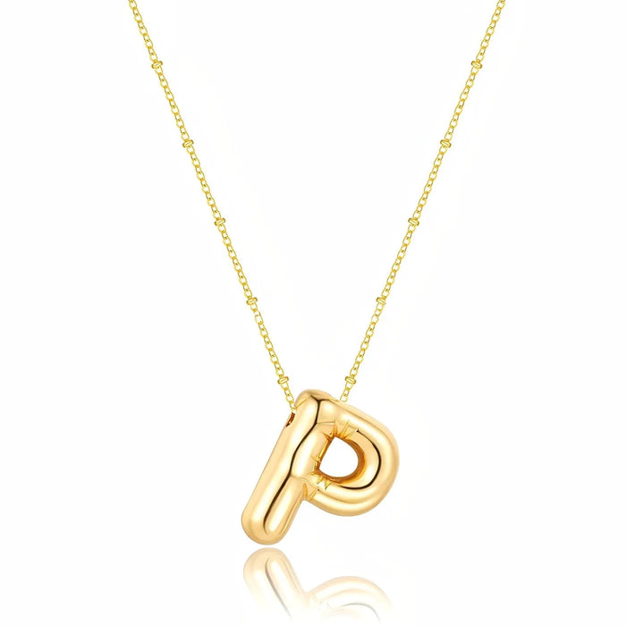 Bubbly Initial Halskette