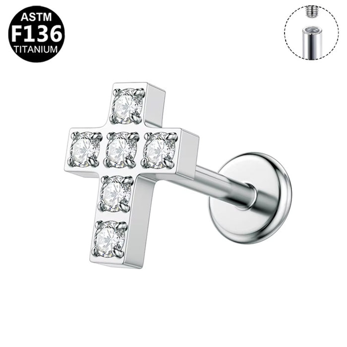 Kreuz piercing